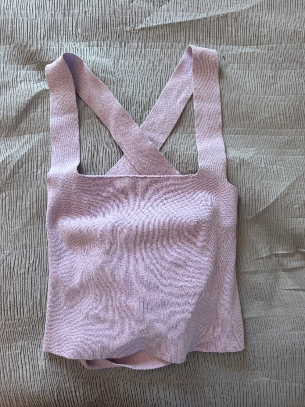 Lilac Dry Goods Tie back Tank top
